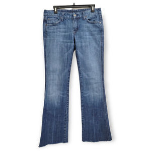 7 For All Mankind Bootcut Cutoff Jeans Women's Size 30